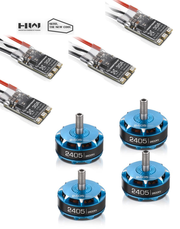 XRotor FPV Combo (2405 motors) for Drone Racing HOBBYWING North
