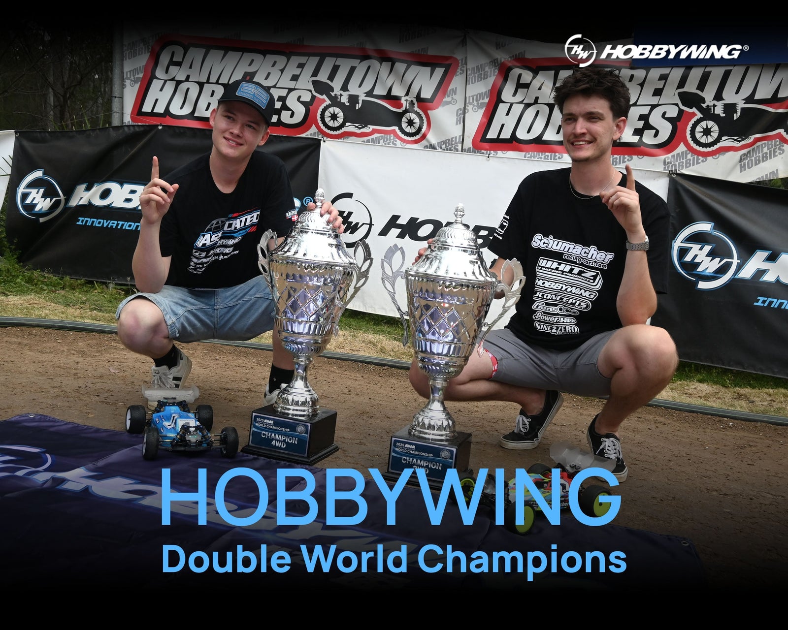 NEWS: HOBBYWING Secures Two IFMAR World Championships at the 1/10 Off-Road Worlds