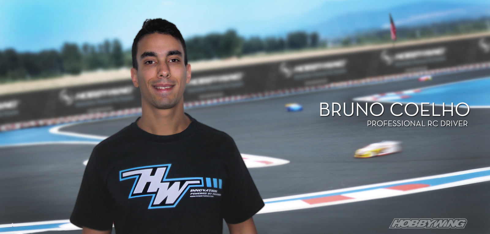 World Champion Bruno Coelho signs with HOBBYWING