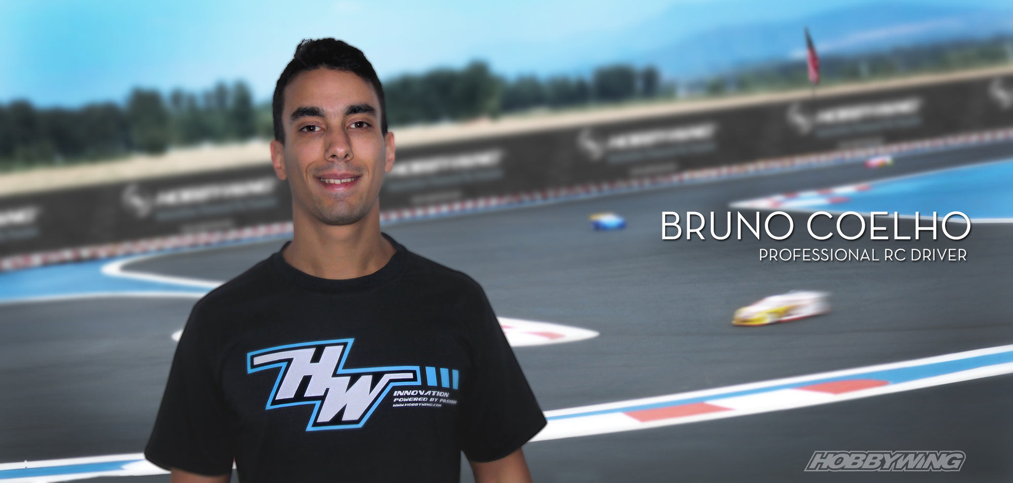 World Champion Bruno Coelho signs with HOBBYWING