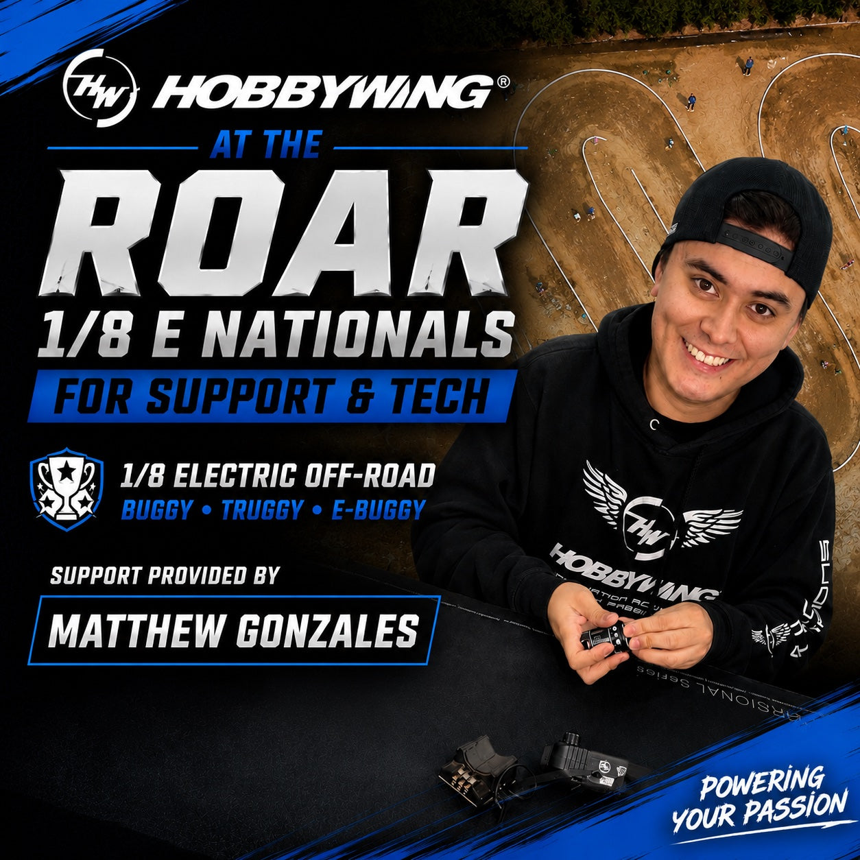 HOBBYWING Sends it at the ROAR 1/8 Nationals!