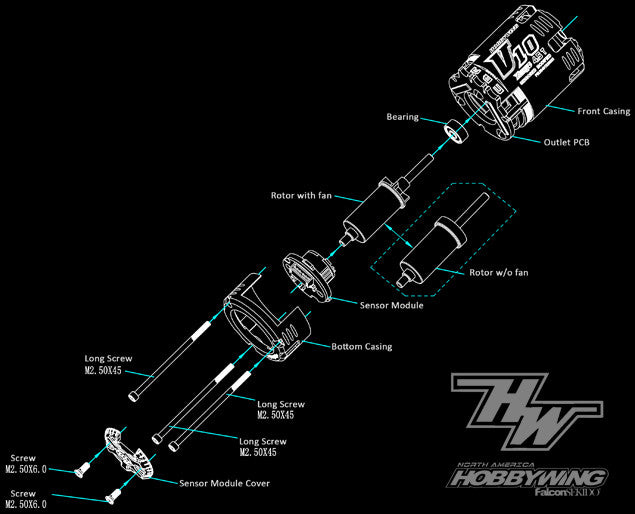 HOBBYWING Brushless Motor - Cars & Trucks