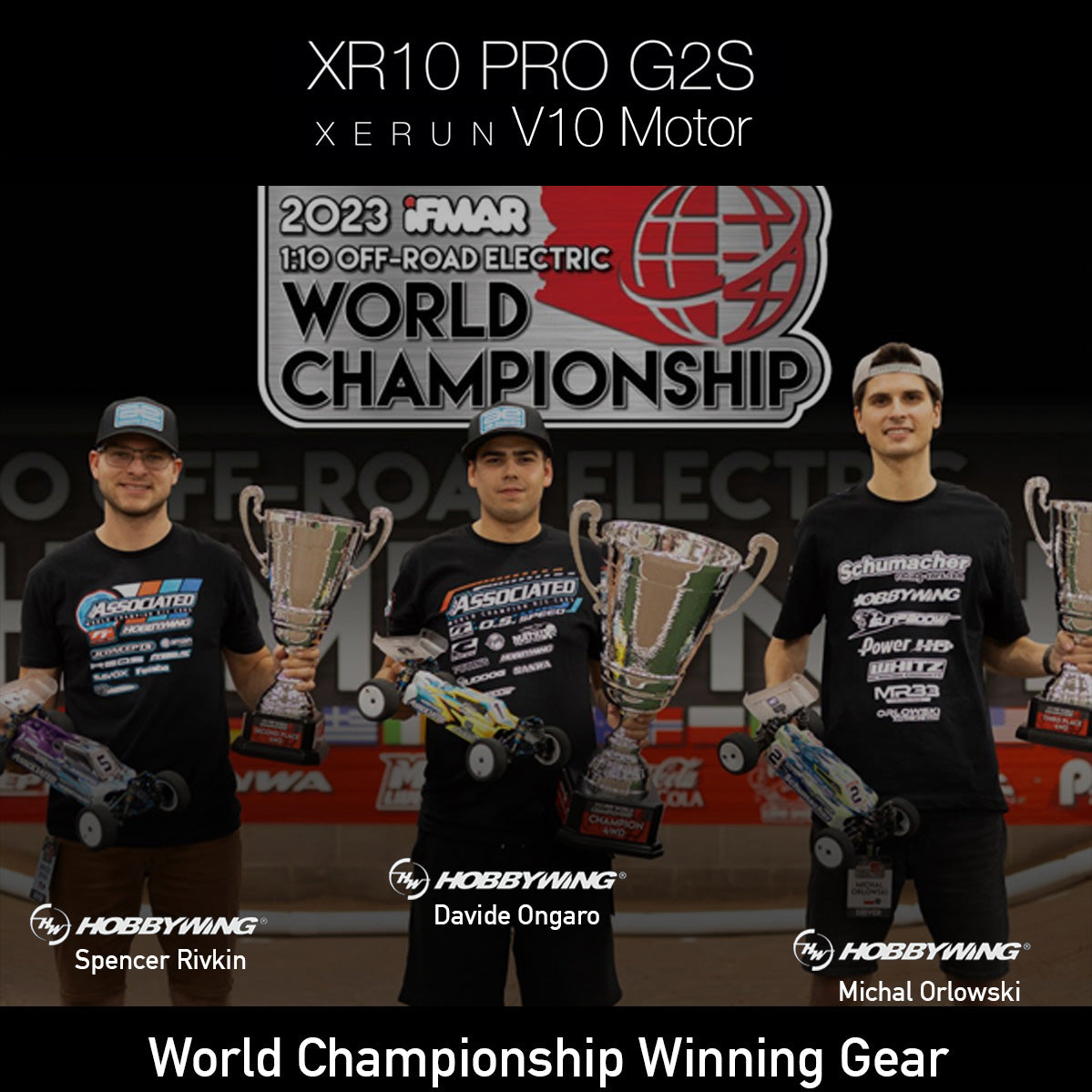 XR10 Pro G2S Combo - IFMAR / ROAR Champ's Winning Gear