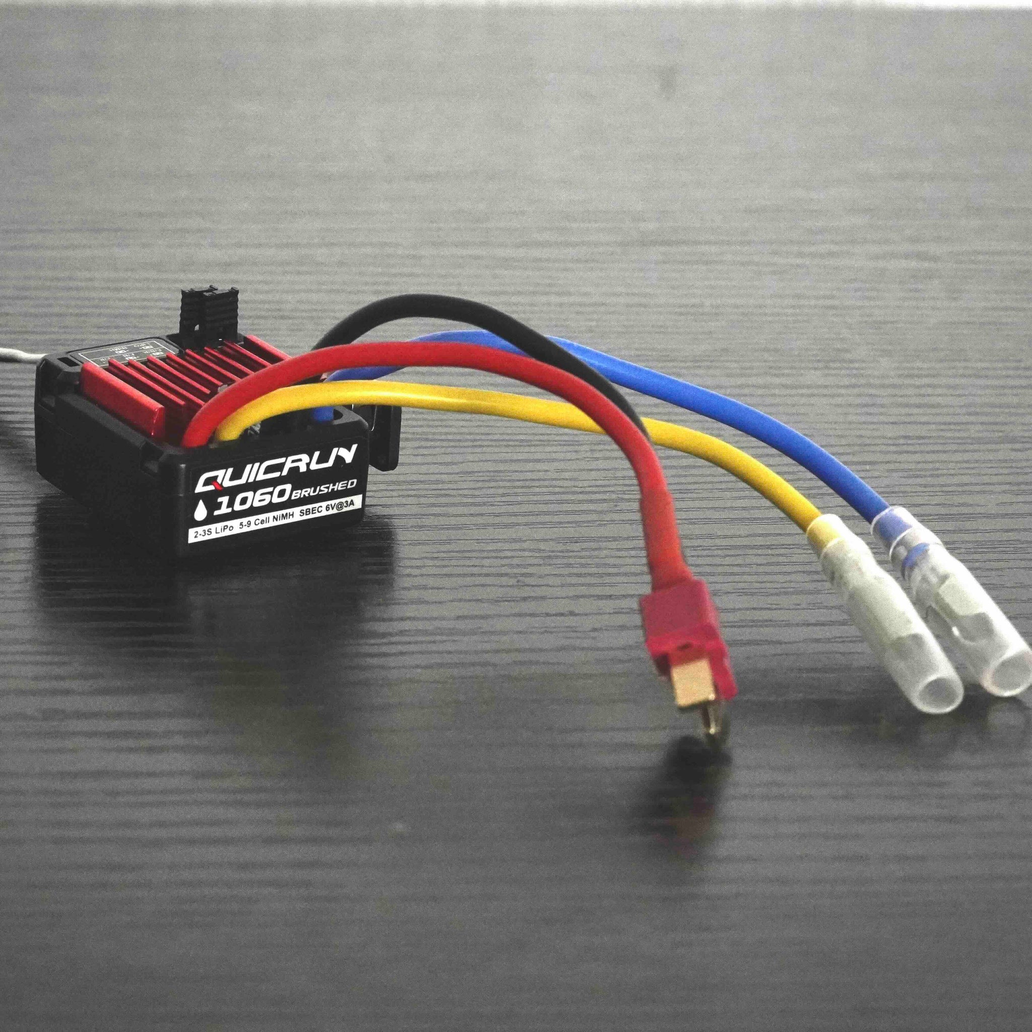 hobbywing 1060 lipo battery c rating QuicRun 60A Brushed Electric Speed Controller ESC for 1/10 RC Car Forward/Reverse Package includes HOBBYWING QuicRun WP-1060 1060 ESC