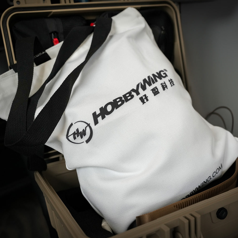 HOBBYWING White Tote Bag
