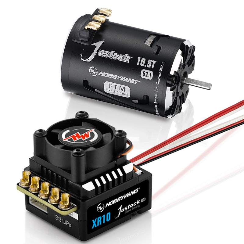 HW COMBO-XR10 Justock ESC & ブラシレスモーター XR10 Justock G3S Combo - HOBBYWING North America