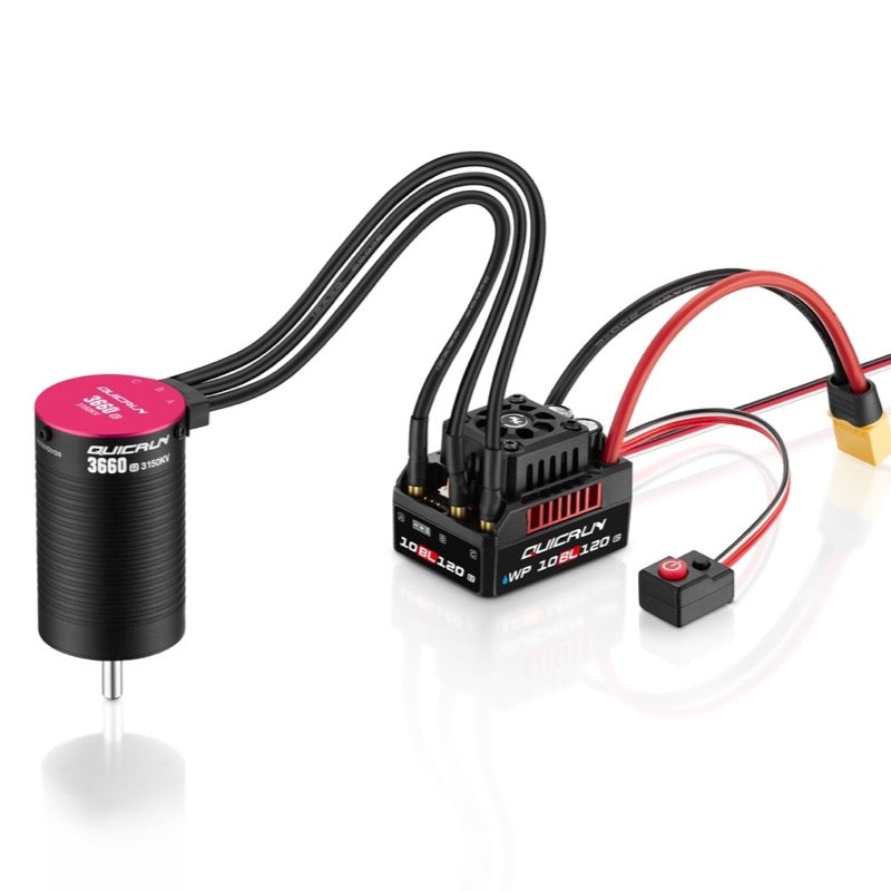 ヨコモブラシレスモーターZERO 2 QUICRUN 10BL120 QUICRUN WP 10BL120 G2 COMBO (Sensorless) - HOBBYWING North America