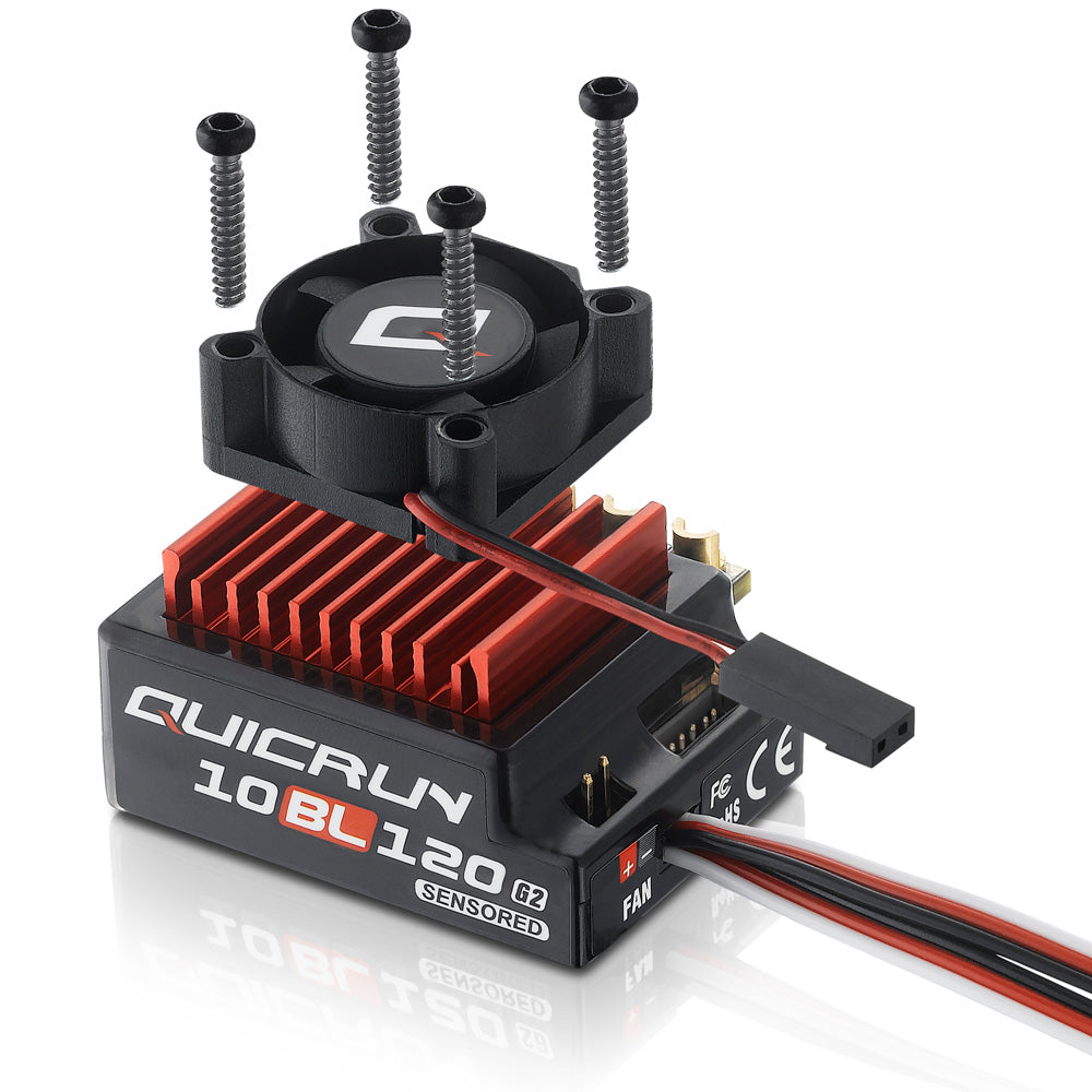 Hobbywing QuicRun 10BL120 G2 Sensorless ESC & 3660SL Motor Combo (3150kV) - 38030210