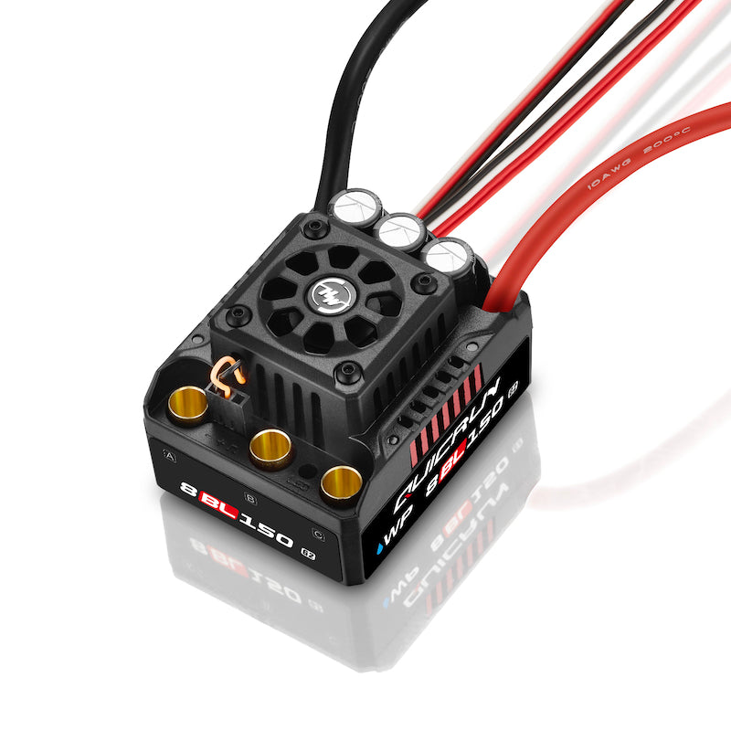 Hobbywing Quicrun WP 8BL150 G2 150A Waterproof ESC For 1/8 & 1/10 RC - 3S-6S, 30109003