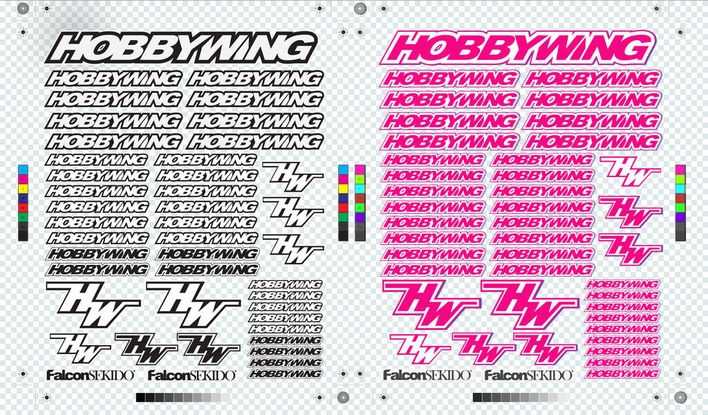 HOBBYWING Decal Sheet Combo B, Lifestyle - Hobbywing, HOBBYWING North America - 5