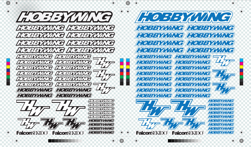 HOBBYWING Decal Sheet Combo A, Lifestyle - Hobbywing, HOBBYWING North America - 4