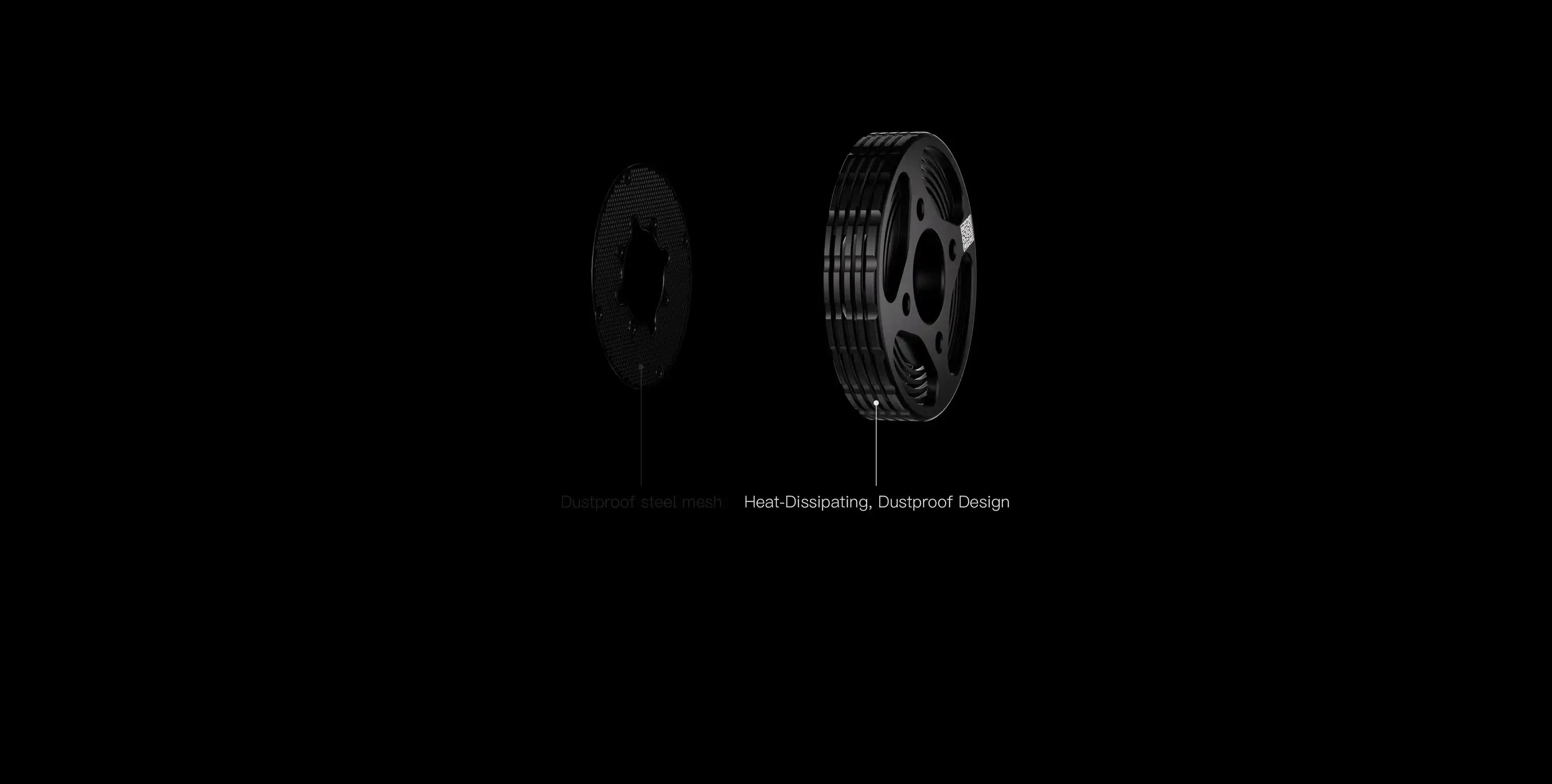 Dust-resistant steel mesh air inlet